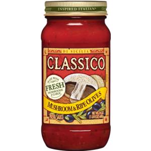 Classico Mushroom & Ripe Olives Pasta Sauce