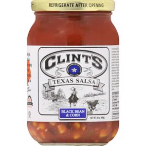 Clint's Black Bean & Corn Texas Salsa