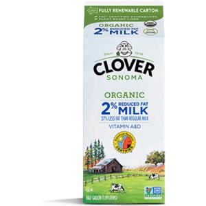 Clover Sonoma Organic Reduced Fat Milk
