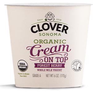 Clover Sonoma Organic Cream On Top Forest Berry Yogurt