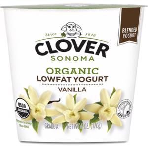 Clover Sonoma Organic Lowfat Vanilla Yogurt