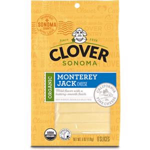 Clover Sonoma Organic Monterey Jack Sliced Cheese