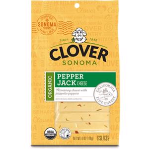 Clover Sonoma Organic Pepper Jack Sliced Cheese