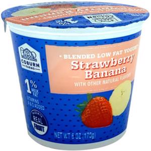 Coburn Farms Strawberry Banana Lowfat Yogurt