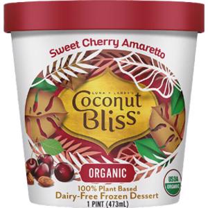 Coconut Bliss Sweet Cherry Amaretto Ice Cream