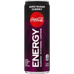 Coke Cherry Zero Energy Drink