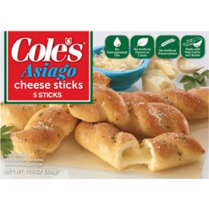 Cole's Asiago Mozzarella Cheese Sticks