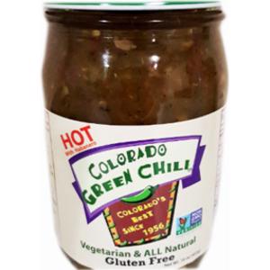 Colorado Green Chili Hot Green Chili Salsa