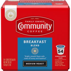 Community Coffee Breakfast Blend Coffee Pods