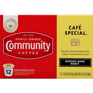 Community Coffee Cafe Special Coffee Pods