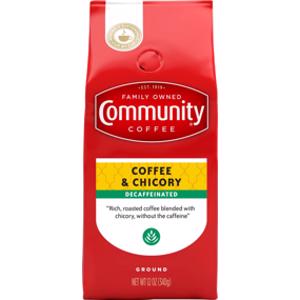 Community Coffee Coffee & Chicory Decaf Ground Coffee