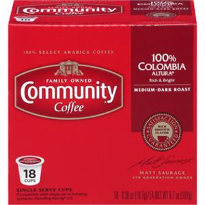 Community Coffee Colombia Altura Coffee Pods