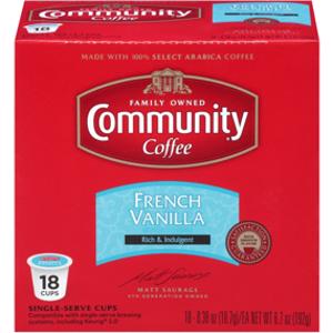 Community Coffee French Vanilla Coffee Pods
