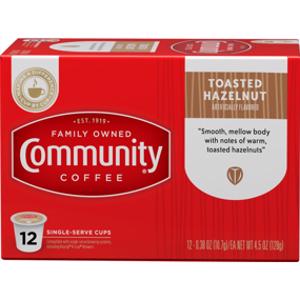 Community Coffee Toasted Hazelnut Coffee Pods