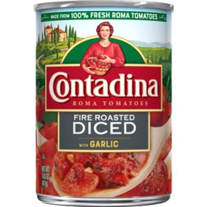 Contadina Fire Roasted Diced Tomatoes w/ Garlic