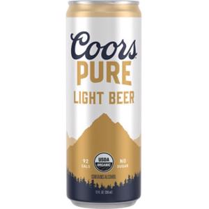 Coors Pure Organic Light Lager Beer
