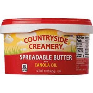 Countryside Creamery Spreadable Butter With Canola Oil