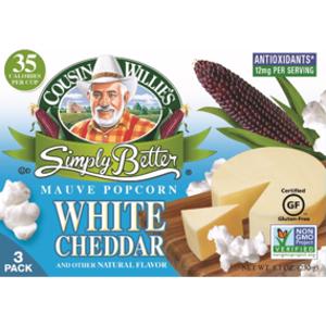Cousin Willie's Simply Better White Cheddar Popcorn
