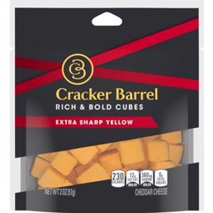 Cracker Barrel Extra Sharp Yellow Cheese Cubes