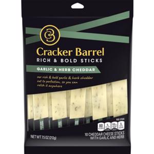Cracker Barrel Garlic & Herb Cheddar Cheese Sticks