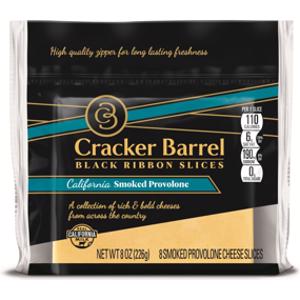 Cracker Barrel Smoked Provolone Cheese Slices