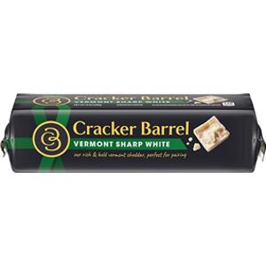 Cracker Barrel Vermont Sharp White Cheddar Cheese Chunk