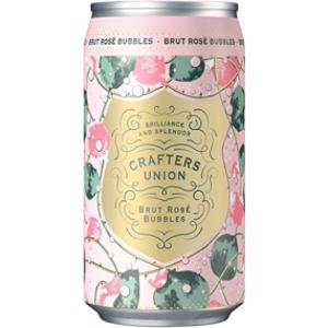 Crafters Union Bubbles Brut Rose Wine Can