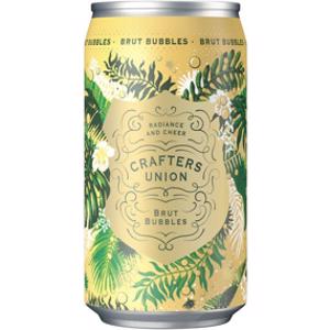 Crafters Union Bubbles Brut White Wine Can