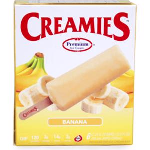 Creamies Banana Cream Ice Cream Bar