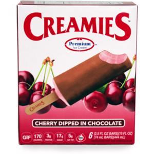 Creamies Cherry Chocolate Dipped Cream Bar