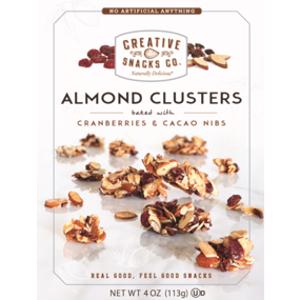 Creative Snacks Co. Almond Clusters w/ Cranberries & Cacao Nibs