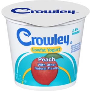 Crowley Low Fat Peach Yogurt