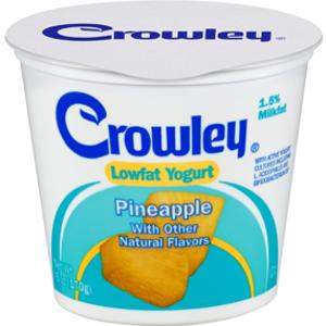 Crowley Low Fat Pineapple Yogurt