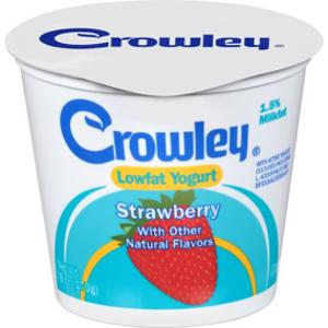 Crowley Low Fat Strawberry Yogurt