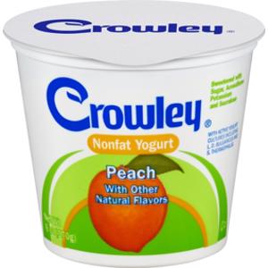 Crowley Nonfat Peach Yogurt