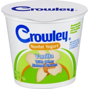 Crowley Nonfat Vanilla Yogurt