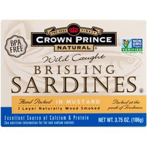 Crown Prince Brisling Sardines in Mustard