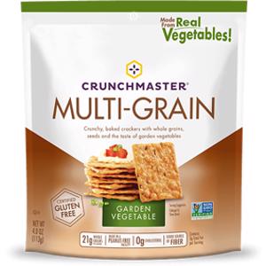 Crunchmaster Garden Vegetable Multi-Grain Crackers