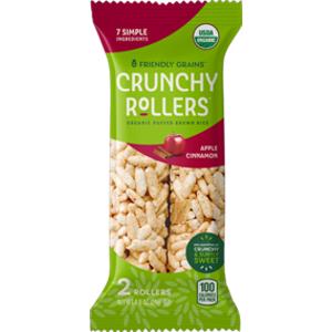 Crunchy Rice Rollers Apple Cinnamon Puffed Brown Rice