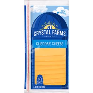 Crystal Farms Cheddar Cheese Slices