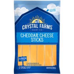 Crystal Farms Cheddar Cheese Sticks