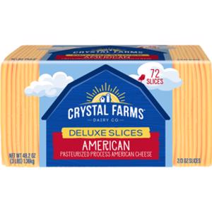 Crystal Farms Deluxe Slices American Cheese