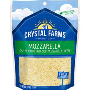 Crystal Farms Finely Shredded Mozzarella Cheese