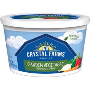 Crystal Farms Garden Vegetable Cream Cheese Spread