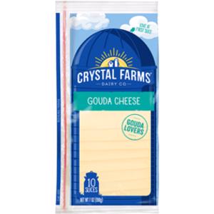 Crystal Farms Gouda Cheese Slices