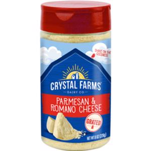 Crystal Farms Grated Parmesan & Romano Cheese