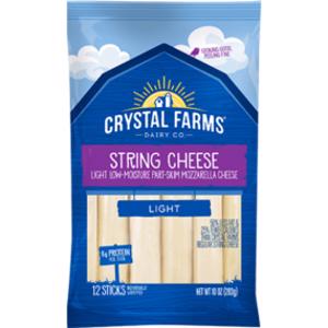Crystal Farms Light String Cheese Sticks