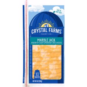 Crystal Farms Marble Jack Cheese Slices