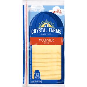 Crystal Farms Muenster Cheese Slices