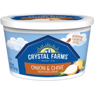 Crystal Farms Onion & Chive Cream Cheese Spread